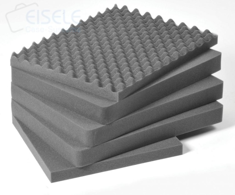 PELI- case Typ 1610 RG schwarz, Schaum