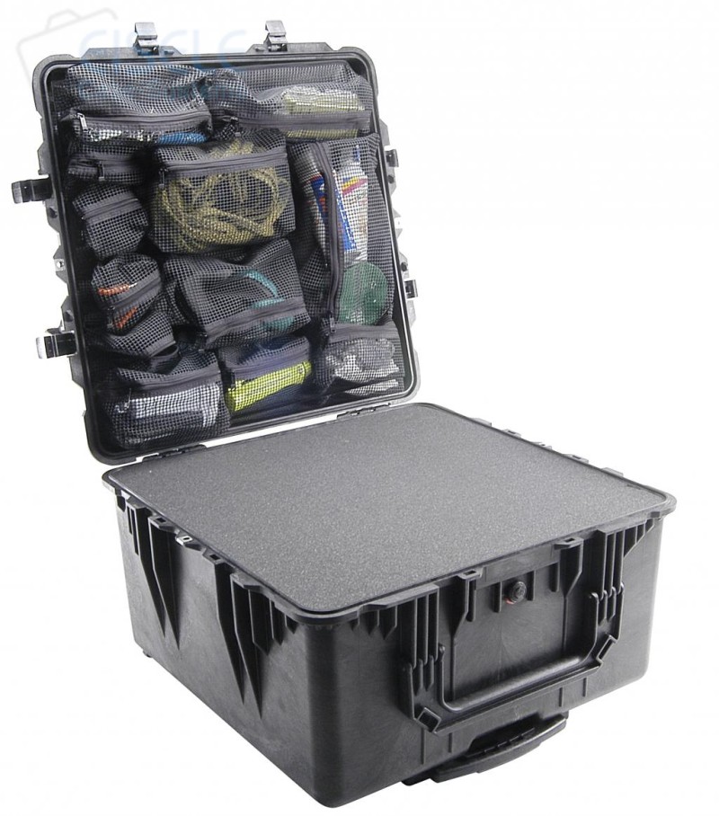 PELI- case Typ 1640 RG schwarz, Schaum