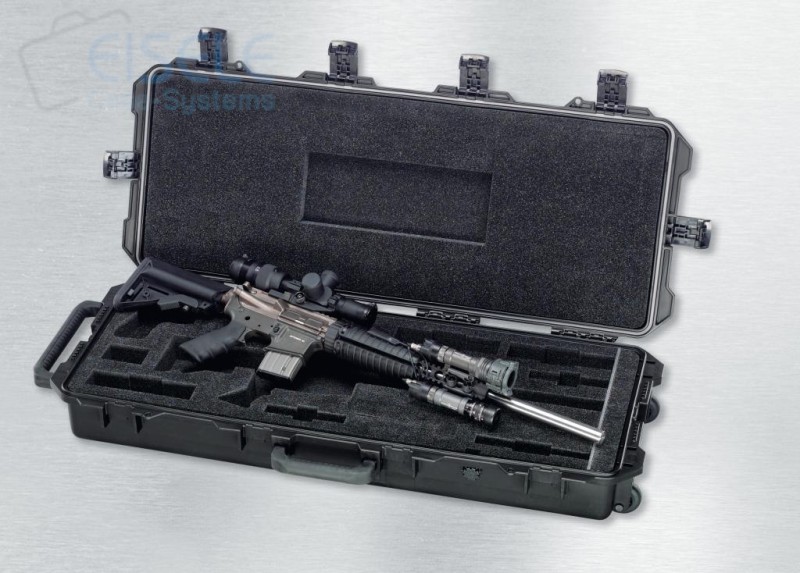 PELI- case Typ 1700 R schwarz, Schaum