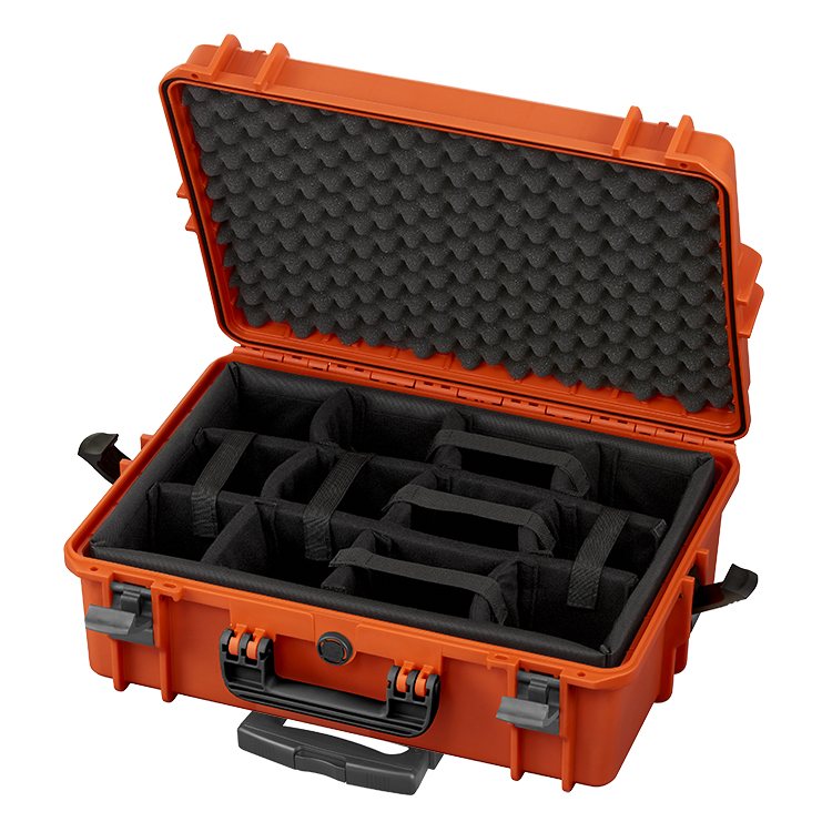 OutDoor Typ OD-50-RG orange, mit Fototasche und Noppenschaum