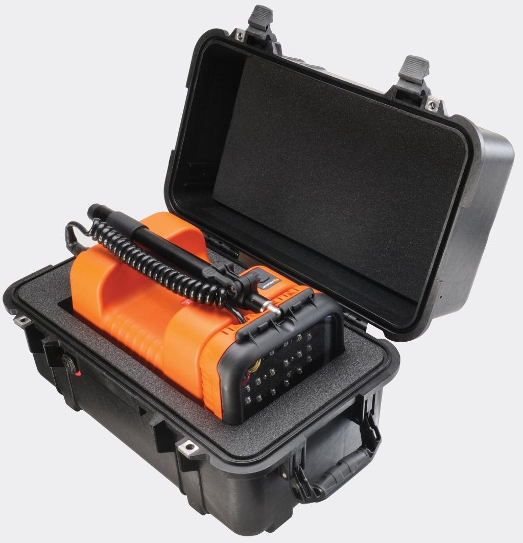 PELI- case Typ 1460 schwarz, Schaum