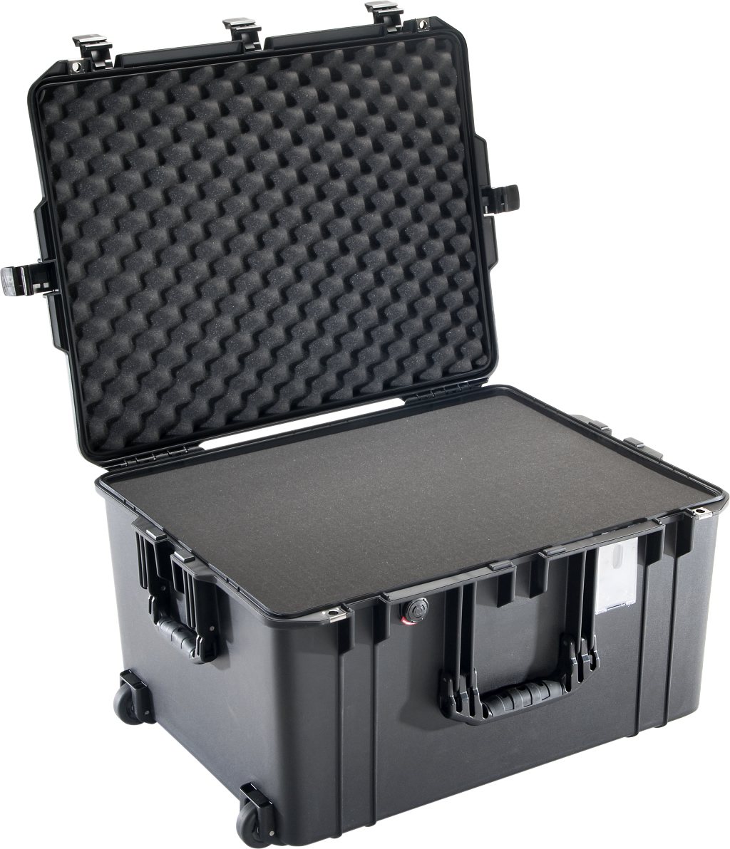 PELI AIR- case Typ 1637, schwarz, Schaum